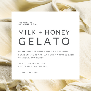 Milk + Honey Gelato Soy Candle