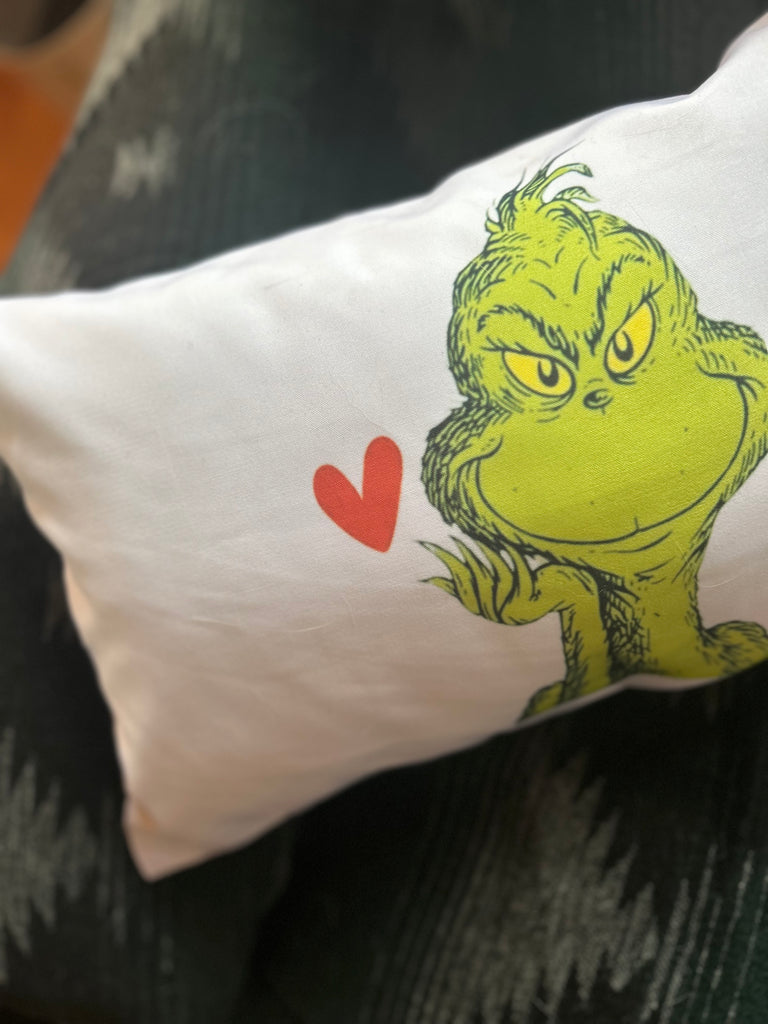 THE 'GRINCH' XMAS PILLOW
