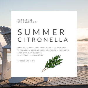 Summer Citronella Soy Candle