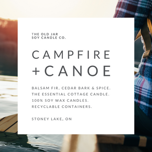 Campfire + Canoe Soy Candle