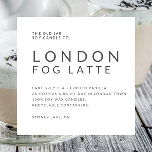 London Fog Latte Soy Candle