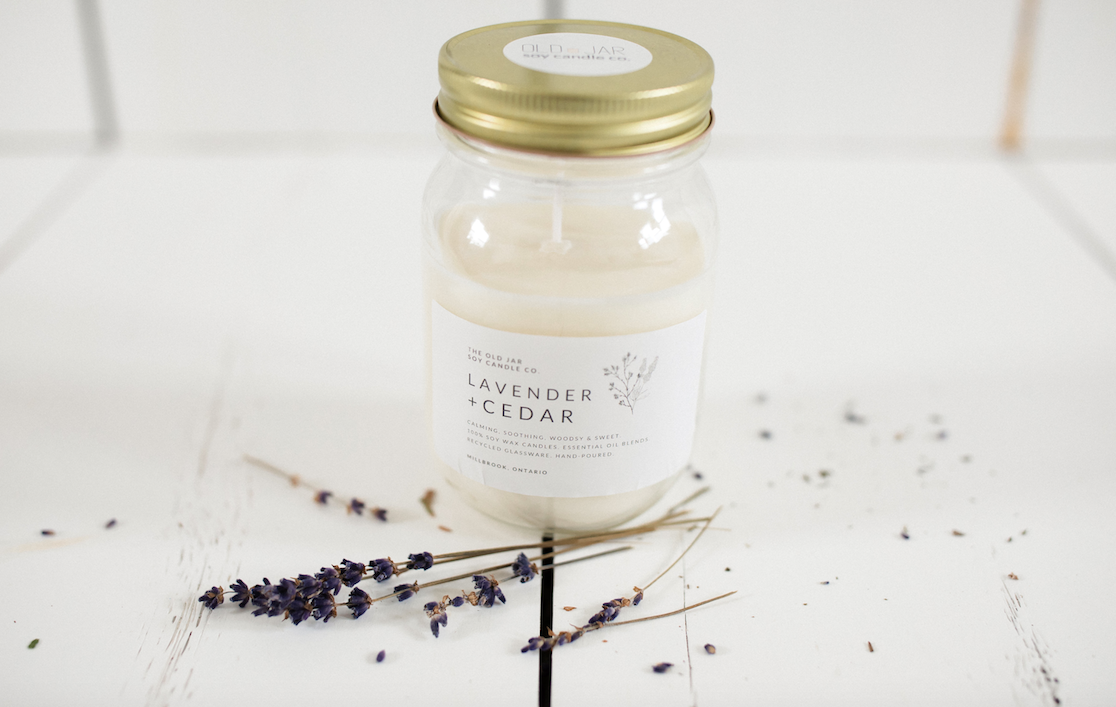 Lavender + Cedar Soy Candle